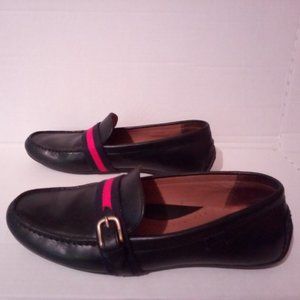 Polo Ralph Lauren Riali Loafers - Color: Black w/Blue/Red Stripe Mens sz. 10.5 D